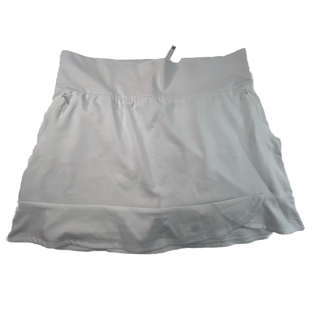 Adidas Golf Skirt Skort Women’s size XL White NWT Tennis Pickleball